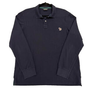 Paul Smith Jeans Polo‎ Shirt Black  Long Sleeve Top  - XXL